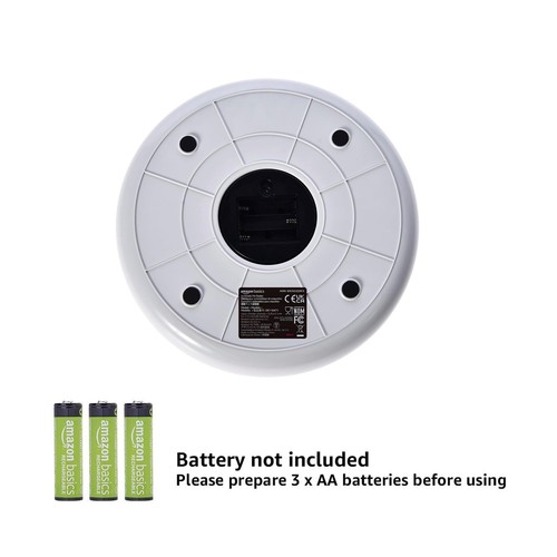 Amazon Basics Automatic Pet Feeder with Cooling Pack 31.5 x 31.5 x 8.3cm White - 第 4/5 張圖片