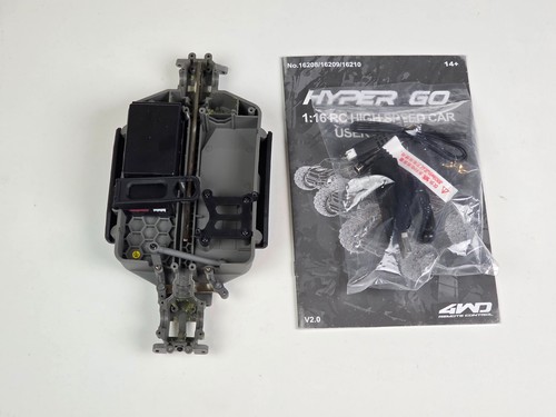 MJX Hyper Go Chasis 16150 Batería Eje Central Eslabones Herramientas Escala 1/16 RC NUEVO