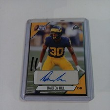 DAXTON HILL AUTO ROOKIE 2021 LEAF PRO SET AUTOGRAPH LIMITED