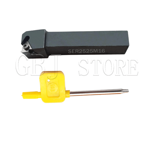 SER2525M16 with Indexable Threading Turning Insert 16ER AG60 Cutting Insert Blad - Picture 4 of 4