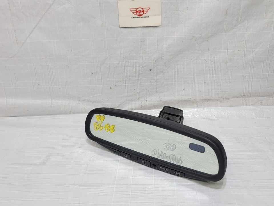 2006-2012 BMW 530i 525i E60 Rear View Mirror Auto Dim Home Link 5116702844405 - Image 3 of 4