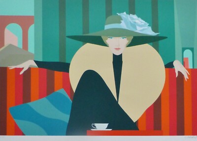 希少　Amleto Dalla Costa シルクスクリーン作品 Amleto Dalla Costa LA SIGNORA DEL DIVANOHAND SIGNED Silkscreen