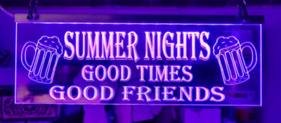 LED Neon Bar Schild - Bar Open Light Up Neon Mancave Garten Kneipe