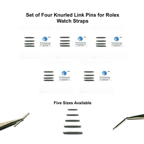 4X KNURLED PINS For ROLEX Watch Strap Bracelet Link Clasp Stainless Steel Part - Picture 31 of 34
