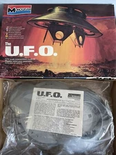 Vintage 1966 Monogram The UFO Space Ship Plastic Model Kit New In Open Box