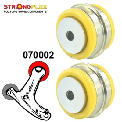 Strongflex SPORT Silentblocs Vorne Für 2 Querlenker Ford KA KA+ (16-20) Rot PU