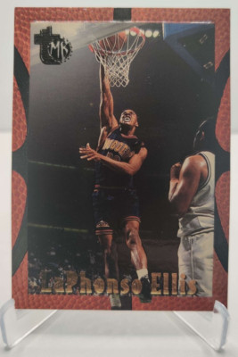 1995 TOPPS EMBOSSED #24 LAPHONSO ELLIS DENVER NUGGETS basketball card ...