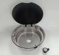 Thetford Spinflo Round Sink Series 3 Bowl & Glass Lid Caravan Motorhome