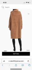 Max Mara Teddy Bear Icon Coat In Camel Size M Orig. $4390 Nwt