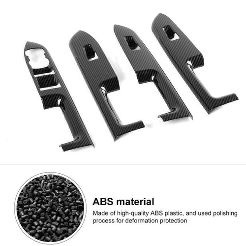 For Ford Bronco Sport 21-22 Accessories Carbon Car Window Lift Switch Cover Trim - Picture 16 of 17