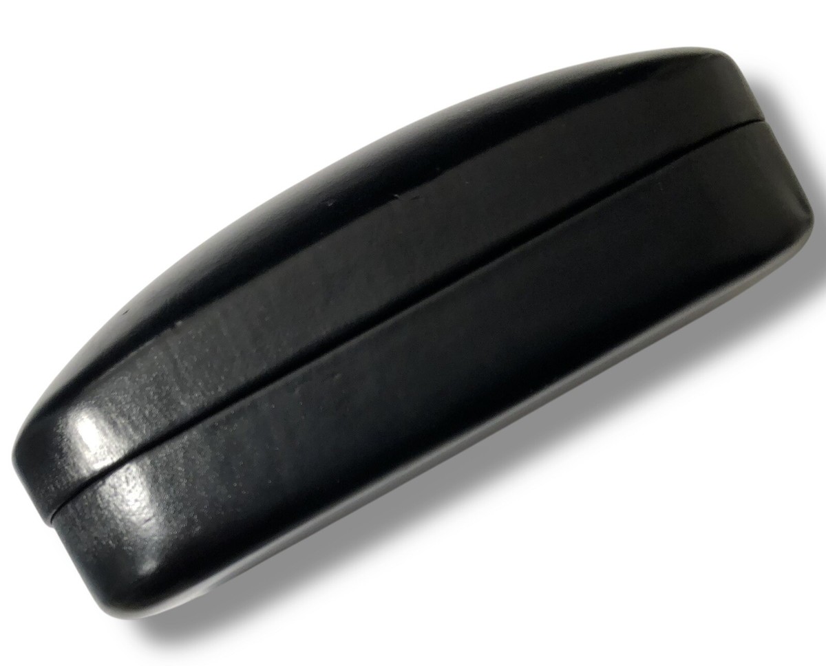 Coach Sunglass Hard Black Case With Cleaning Cloth Large Genuine