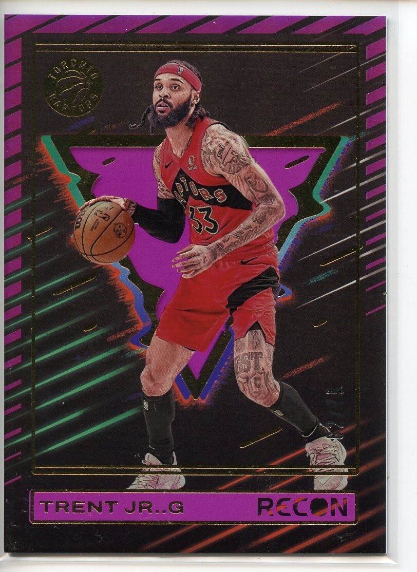2018-19 Donruss Optic Gary Trent Jr. Rookie Signed Card Portland