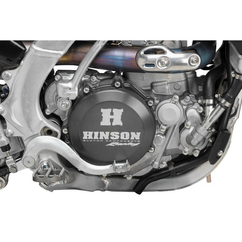 Hinson Billetproof Clutch Cover Black For Yamaha WR450F 2016-2021 - Picture 2 of 3