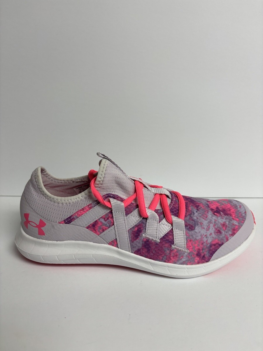 Under Armour Youth GGS Infinity Sneakers Pink/White, Girls’ Size 7Y