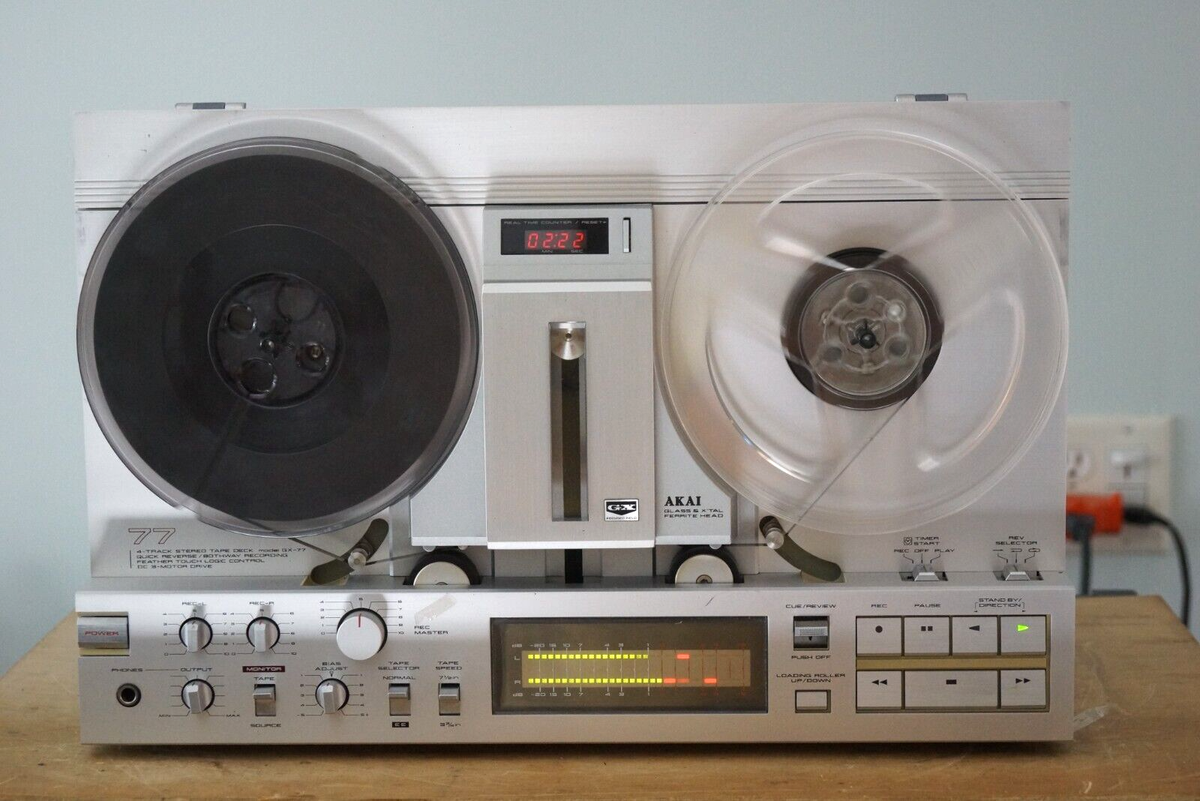 その他 AKAI GX-77 Serviced/Recapped/New Belts Akai GX-77 Reel To Reel.REED See