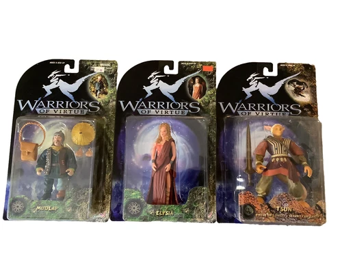 1997 Warriors Of Virtue TSUN / Mudlap / Elysia 6” Figures Play’Em