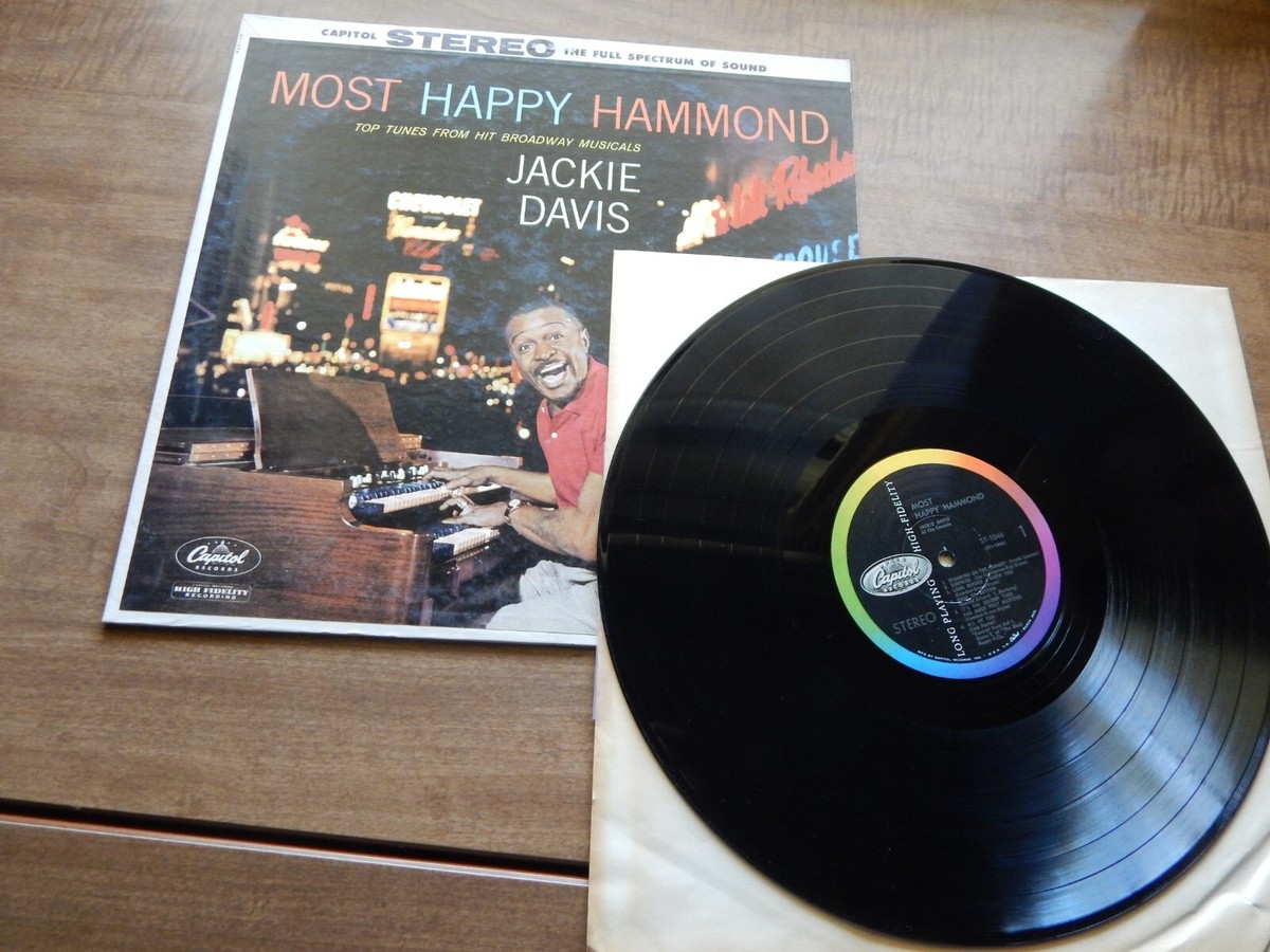 LP-JACKIE DAVIS-Most Happy Hammond-1959- Just My Luck, Till There