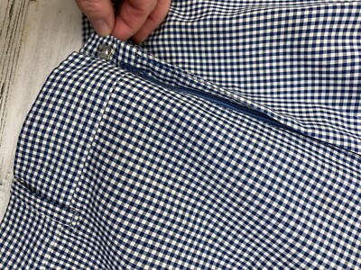 【USED】Checkered cropped pants Checked in Cropped Pants – Ampersand Avenue