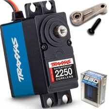 Traxxas Digital 330oz/in High-Torque Metal Gear Servo 2250 + 8247X Metal Horn