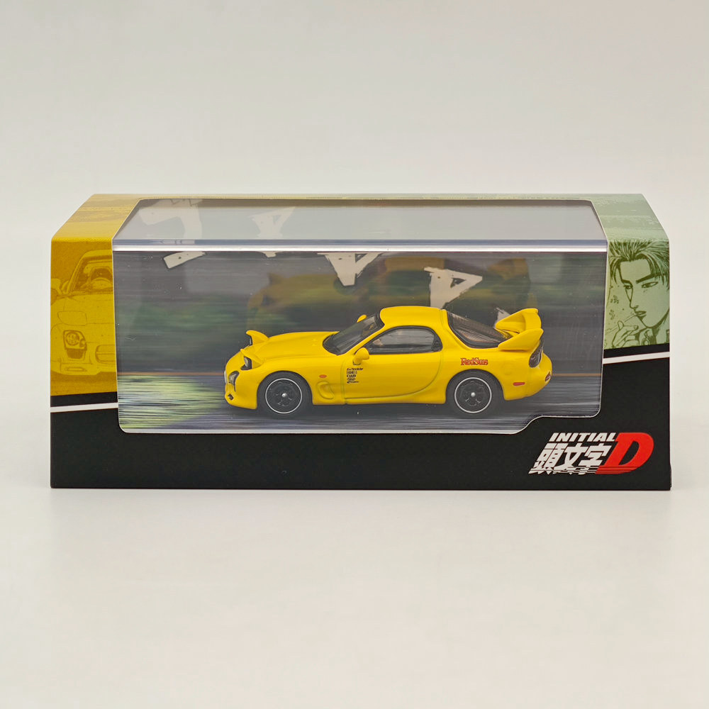 Hobby Japan 1/64 Mazda RX-7 FD3S RedSuns Initial D Open