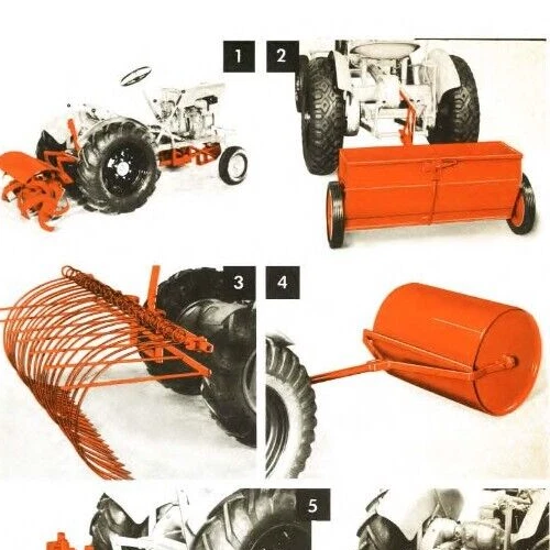 Economy Power King Tractor Brochure 6 Models 9hp 10hp 12-1/2hp - Image 4 of 4