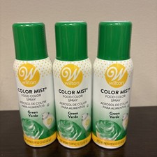 3 Ct Wilton 1.5 Oz GREEN Color Mist Food Colo...