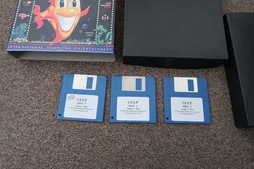 Gulp! By International Computer Entertainment ~ Original Boxed Amiga Game VGC - Afbeelding 4 van 9