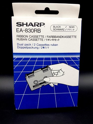 Sharp EA-830RB Farbbandkassette Ribbon Doppelpackung - Schwarz I NEU ...