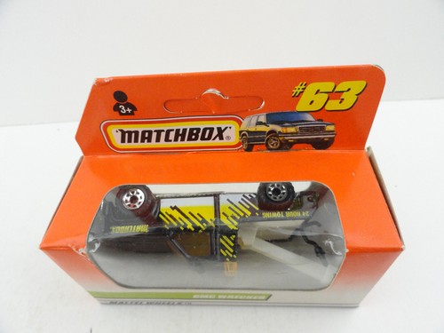 1998 Matchbox #63 GMC Wrecker (Black)  in Box - Picture 2 of 7