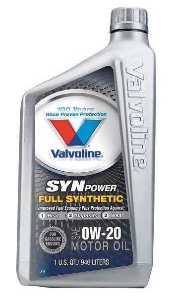 CASE of 12 VALVOLINE VV916 Full Synthetic Motor Oil 32 Oz 0W-20