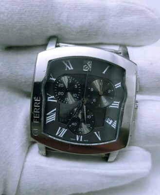 ヴィンテージ/イタリア製/GIANFRANCO FERRE/ Gianfranco Ferre Black Jacket Gold Embroidery and Nautical Buttons