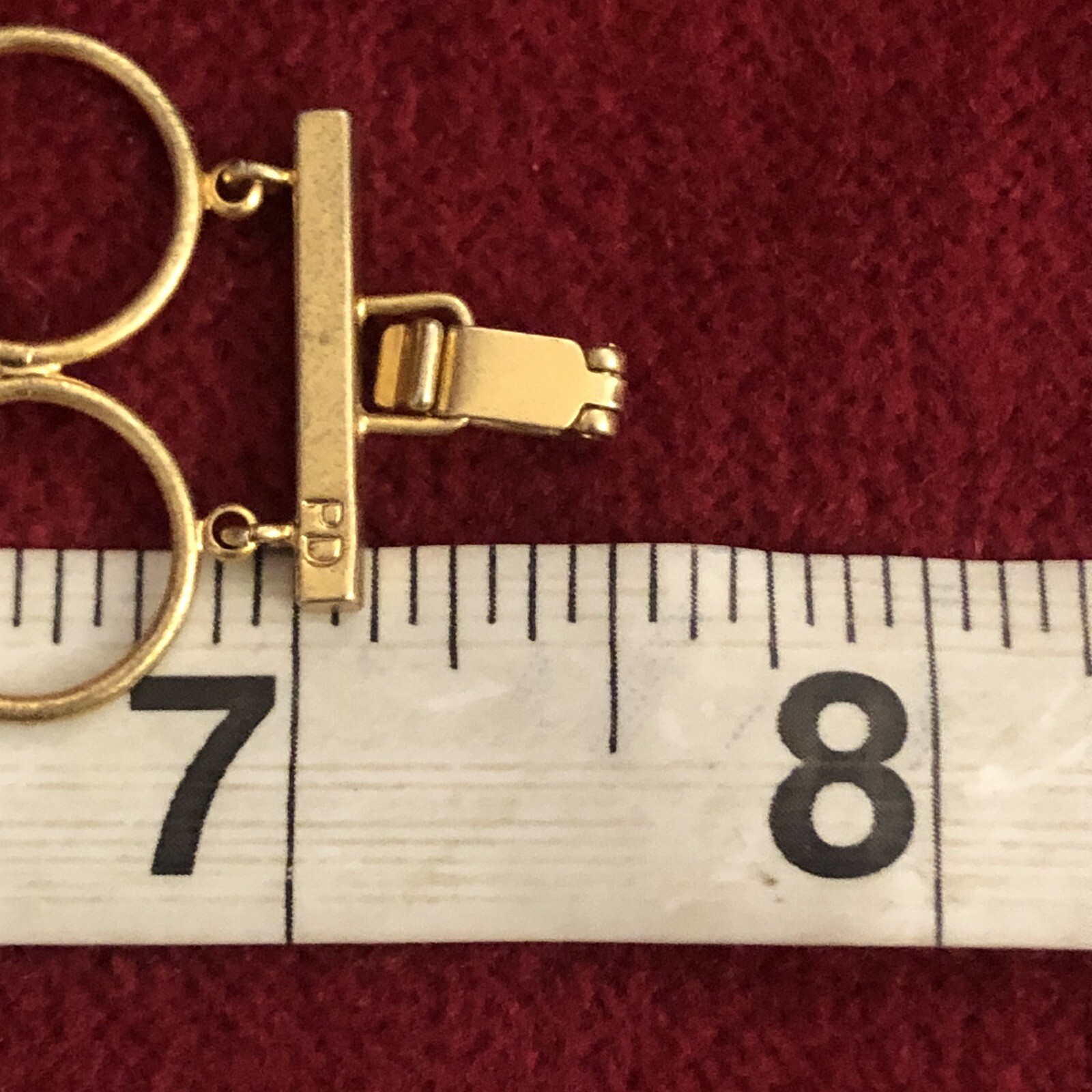 Premier Designs Goldtone Interlocking Circle Chai… - image 3