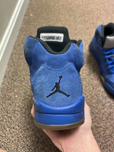 Nike Air Jordan Retro V 5 "Royal Blue Suede" Men's US 136027-401 Size 9.5 Men - Picture 3 of 22