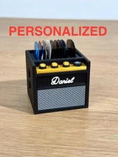 Custom Guitar Amp 11 Pick Holder with Storage Marshall