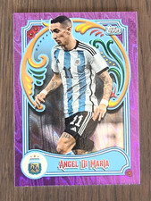 2022-23 Topps Fileteado Argentina Set Angel Di Maria /15 SSP PURPLE