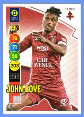 Panini Adrenalyn XL Karte 2021-22 Ligue 1 #176 John Boye FC Metz