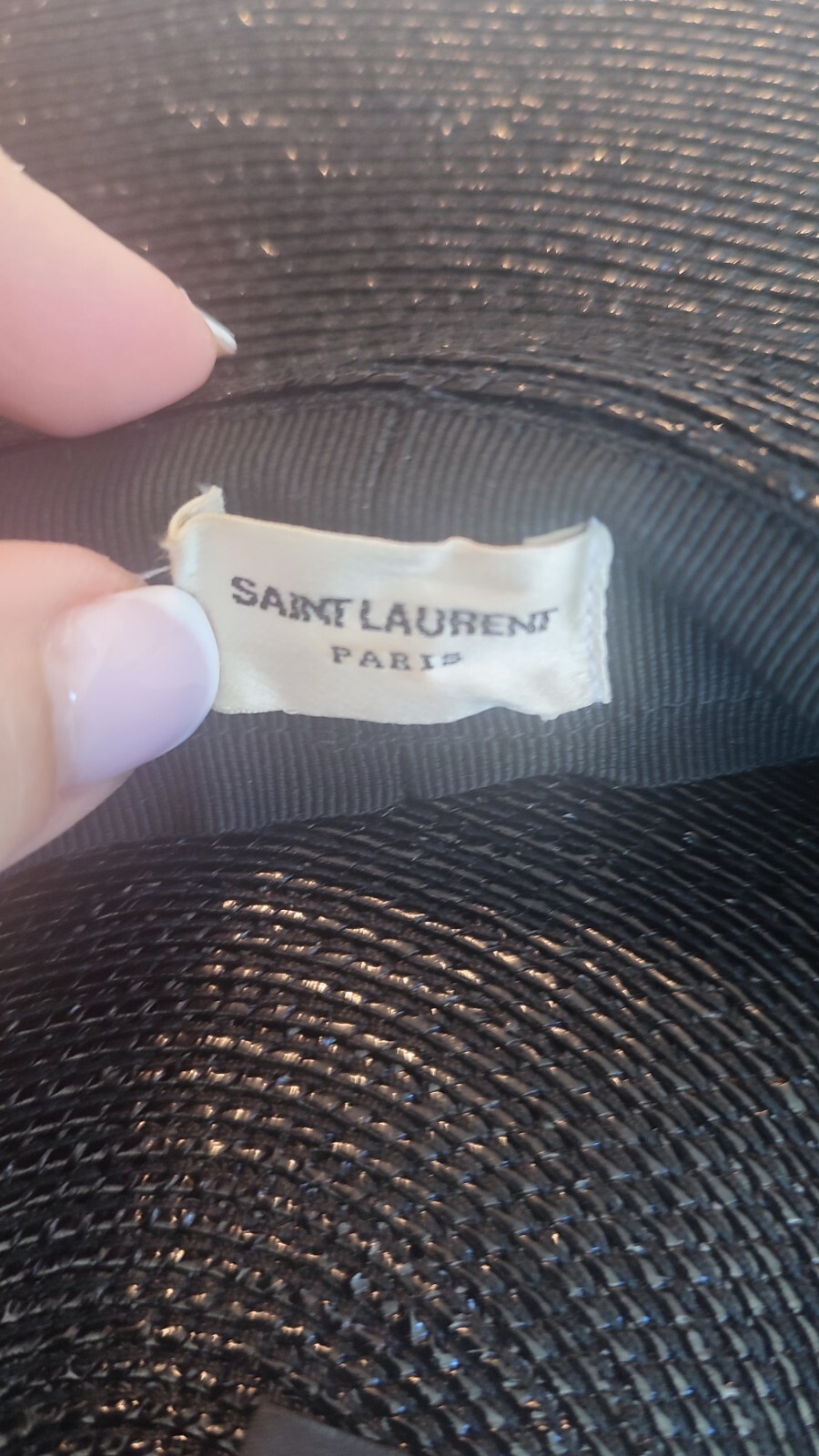 Cappello canottiere Saint Laurent nero