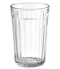 RUSSIAN TRADITIONAL FACETED (GRANYONIY) TEA GLASS TUMBLER FOR HOT TEA, COFFEE