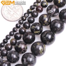 Natural Gemstone Jasper Beads Round Stone Jewelry Making Beads 15'' 6mm 8mm UK