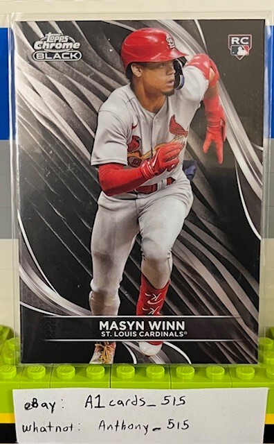 Masyn Winn - 2024 Topps Chrome Black Rookie #46 - St. Louis Cardinals