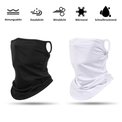 Schlauchschal Mund-Nasen-Maske Multifunktionstuch Behelfs Maske Biker Motorrad