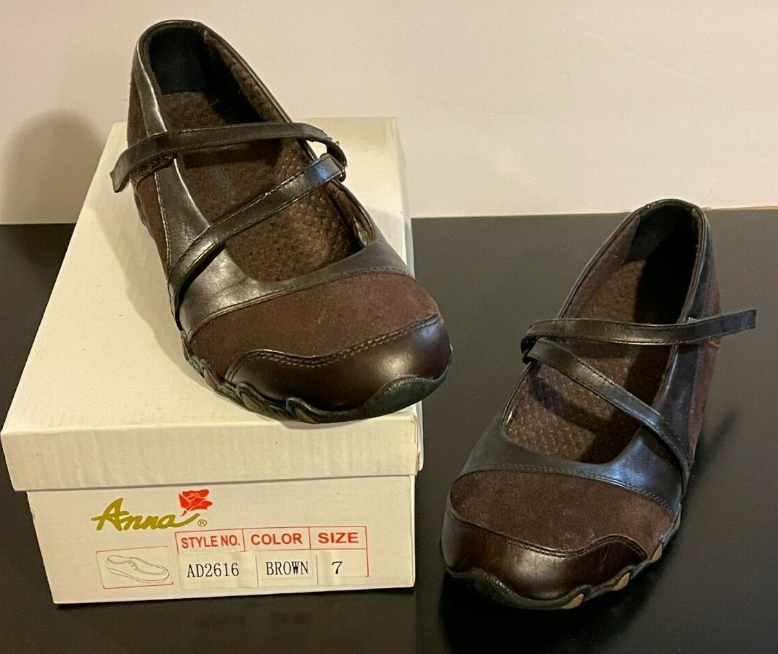 SKECHERS Women's Mary Jane Brown Suede Leather Shoes … Gem