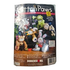 Vintage 1997 Dimensions Hopscotch Bunny Cotton Paws Handcrafted Kit 62117 Sealed
