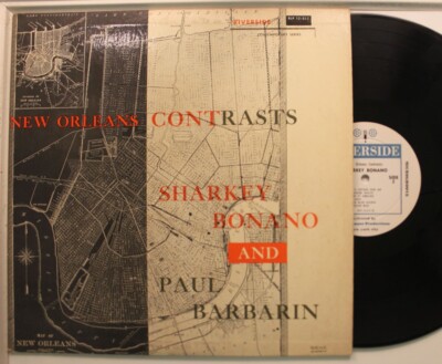 Sharkey Bonano & Paul Barbarin Lp New Orleans Kontraste Am Riverside - Vg++ / Vg