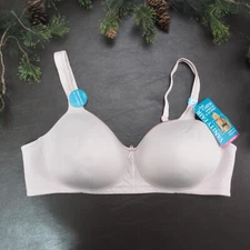 Vanity Fair Bra 42C Pink Padded Wireless Adjustable Clasp Back New