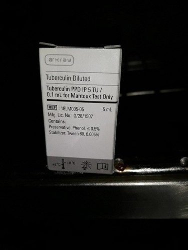 Tuberculin PPD IP 5 TU/0.1ml for Mantoux Test Only, Diluted, Arkay Pack of 10 - Picture 4 of 6