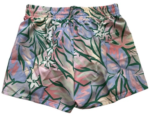 Adidas Girl’s Sz Large 14 Tropical Pacer Woven Shorts New - Picture 2 of 7