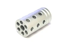  Ruger 10/22 Silver Muzzle Brake Threaded Bull Barrels Upgrade Part JWH Custom