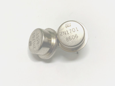 2 Pieces 2N1701 GERMANIUM TRANSISTOR NPN 40V   New Original ST