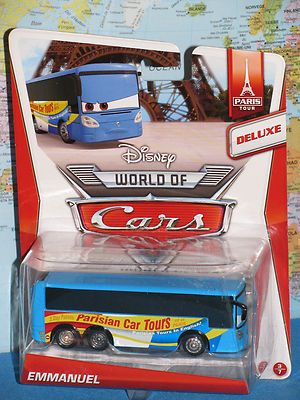 DISNEY WORLD OF CARS EMMANUEL DELUXE #3/7 PARIS TOUR ***BRAND NEW